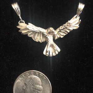 “FLYING BIRD PENDANT” - 925 SILVER